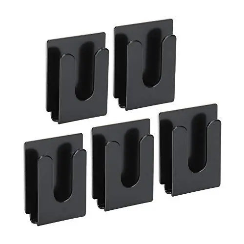 Produktbild: Metall-Mikrofon-Aufhänger-Halterhaken, Universal-Mikrofon-Aufhängeclip, Mikrofon-Aufhänger-Halterung mit Ersatz-Kleberückseite, 5 Stück für YAESU, für Kenwood, für