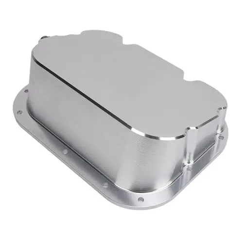 Produktbild: Metallmotoröl -Sumpfwanne, Reduziert das Risiko von Motorschäden, 1,5 Ml -Liter Zusätzlicher Ölkapazität, Motorölwanne für R35 GT -R mit LHD- und RHD -Modellen (SILVER)