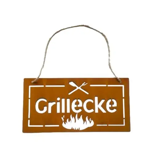 Produktbild: Metallschild Grillen 
