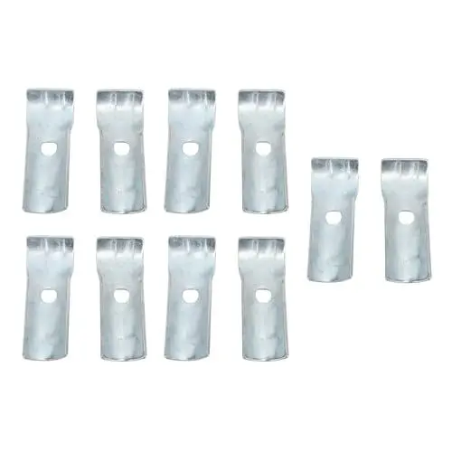 Produktbild: Metall-Wasserrohrschelle, 5 Sets, Wasserrohr-Befestigungsklemme, Aluminiumbeschichtetes Zink, Geflügel, Huhn, Wasserversorgungsrohre, Clips, Leitungsaufhänger, Haken für die
