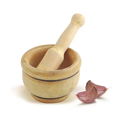 Produktbild: Metaltex Mörser, Holz, Einfarbig, 12 cm