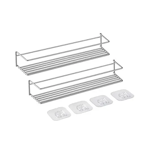 Produktbild: Metaltex Paprika-1 Gewürzregal 2-er Set mit U-Fix, 32 x 8 x 5 cm