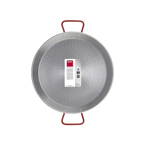Produktbild: Metaltex - Paella-Pfanne aus poliertem Stahl, 10 Rationen, 42 cm, grau 7398080000