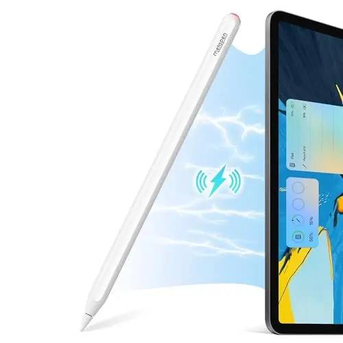 Produktbild: Metapen A14 Stift Perfekte Alternative für iPad Pencil 2.Generation mit Kabelloses Aufladen und Bluetooth Shortcut für iPad Pro 11