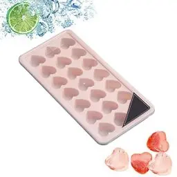 Produktbild: Metdek 7X2S 21-well heart-shaped silicone ice lattice pink, Acrylic
