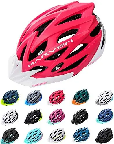 Produktbild: meteor® Marven Fahrradhelm Herren Damen Kinder-Helm MTB rollerhelm mädchen kinderfahrradhelm für Downhill rennradhelm Mountainbike Inliner skaterhelm BMX fahradhelm Scooter Jungen Bike Helmet