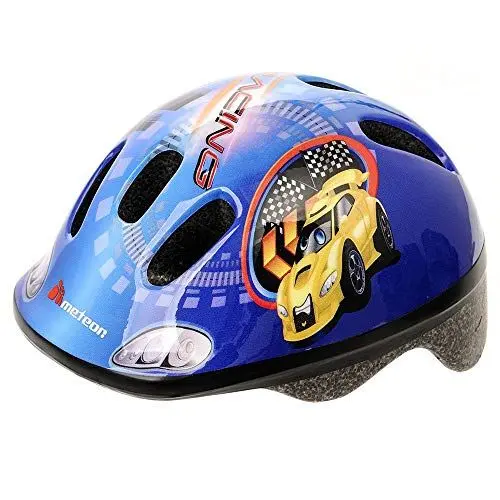 Produktbild: meteor Kinder fahrradhelm ab 1 Jahr – sicherer & stoßdämpfender Kinderhelm mit verstellbarem Headlock - waschbarem Fahrrad Helm Innenfutter – optimaler Schutz & leichtes Design für Baby-Abenteurer