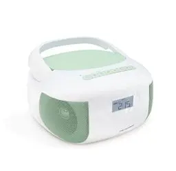 Produktbild: Metronic CD Player Radio Mady Bluetooth, MP3 mit USB-Anschluss, Micro-SD-Karte - Grün - Metronic 477186