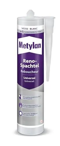 Produktbild: Metylan RenoMur, Dispersionsspachtelmasse zum Füllen von Rissen und Löchern, für gering dehnungsbeanspruchbare Fugen, rissfrei überstreichbar, sehr leicht zu verarbeiten, 1x300ml