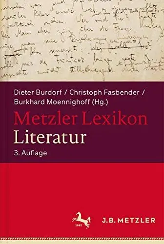 Produktbild: Metzler Lexikon Literatur: Begriffe und Definitionen