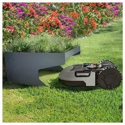 Produktbild: Metzler Rasenmäher Garage in RAL7016 Anthrazit | mit Pflanzkasten | Carport Garagendach Rasenroboter | Schutz vor Regen & Hagel | 60×37×70 cm