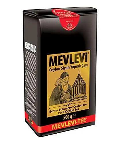 Produktbild: Mevlevi schwarzer Tee lose Ceylon Tee 500g (Mevlevi Ceylon Yaprak Cayi)