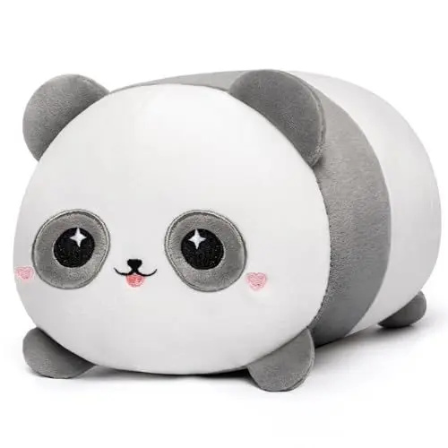 Produktbild: Mewaii Panda Plüschkissen 20CM Weiches Kawaii Kuscheltier für Kinder,Niedliches Panda Plüschtier,Perfektes Kuschelkissen und Geschenk