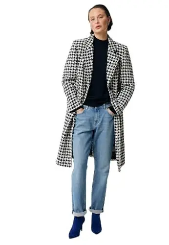 Produktbild: Mexx Women's Pied de Poule Coat Jacket, Black, XXL