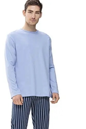 Produktbild: Mey Nachtwäsche Serie Springvale Herren Homewear Shirts Ciel L(52)