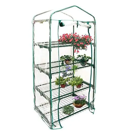 Produktbild: MEYANG Gewächshaus - PVC-Gewächshäuser Für Kleine Pflanzen, Gewächshausabdeckung Für Haushaltspflanzen, Tragbares Gartengewächshaus Für Draußen Und Drinnen (ohne Eisenständer)