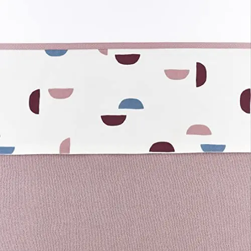 Produktbild: Meyco Baby Shapes Kinderbettlaken, Bettlaken für das Kinderbett (Laken aus 100% Baumwolle, extra weich, atmungsaktiv, für unter die Decke, pflegeleicht, Größe: 100 x 150 cm), Lilac