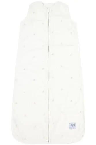 Produktbild: Meyco Baby X Mrs.Keizer Ibiza Schlafsack, Bambus Musselin (aus Bambus und Baumwolle, mit Reißverschluss, superweich, Hypoallergen, perfekte Passform, Größe: 110 cm), Lila