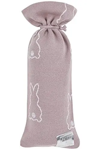 Produktbild: Meyco Baby X Mrs.Keizer Rabbit Wärmflaschenbezug (fein gestrickt, weiches Material, leicht zu öffnen und schließen dank Kordelzug, aus 100% Baumwolle, einfache Pflege), lila