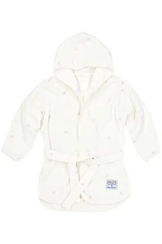 Produktbild: Meyco Baby x Mrs. Keizer Bamboo Bademantel Ibiza, Morgenmantel (Hypoallergen, UV-beschützt und schnelltrocknend, vielseitig einsetzbar, aus Baumwolle und Bambus, Größe: 110/116 cm), Lila