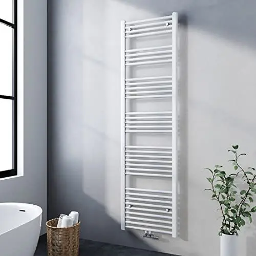 Produktbild: Meykoers Handtuchheizkörper 1800 x 500mm, Badheizkörper Handtuchhalter Handtuchtrockner Heizkörper Bad Weiß Badezimmer Handtuchwärmer Heizung Radiator Mittelanschluss 739 Watt