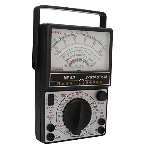 Produktbild: MF47 Analoges Multimeter Interner Magnetischer Zeiger Multimeter Hochgenaues Zifferblatt Analoges Voltmeter Amperemeter Widerstandsmesser