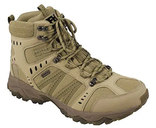 Produktbild: MFH Einsatzstiefel Tactical Trekking-Schuh Knöchelhoch Arbeitsschuh Wanderschuh Bergschuh Outdoorschuh Größe 39-46 (43)