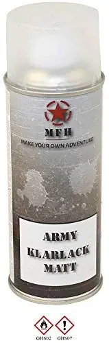 Produktbild: MFH Farbspray Lackspray Klarlack Army, matt, 400 ml (Klarlack)