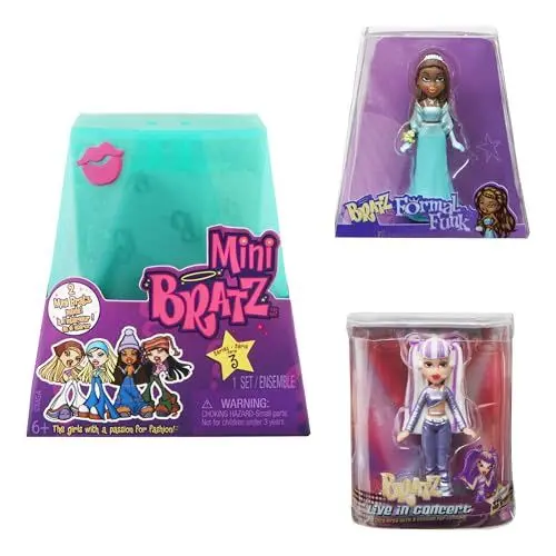 Produktbild: MGA's Miniverse Mini Bratz Serie 3 - Y2K Nostalgie - 2 Mini Bratz in jeder Packung - Blindverpackung ist Gleichzeitig EIN Display - Sammelfiguren für Kinder und Sammler ab 6 Jahren