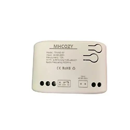 Produktbild: MHCOZY Schalter Relais Wireless WiFi Hausautomation,kompatibel mit alexa Google Assistant (Smart life app, 1ch 5V/85-250V)