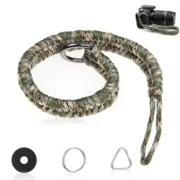 Produktbild: MHYMX Kamera Handschlaufe, Camera Strap 35cm Länge Verstellbar Kamera Gurt aus Paracord Handgeflochten Universal Kamera Band für Kompaktkamera DSLR