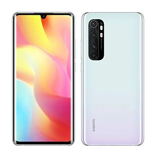 Produktbild: Mi Note 10 Lite Smartphone 6GB 128GB Qualcomm® Snapdragon™ 730G Processor AI Quad Kamera 6.47″ 3D Curved AMOLED Display 5260 mAh typ NFC Weiß (Globale Version)