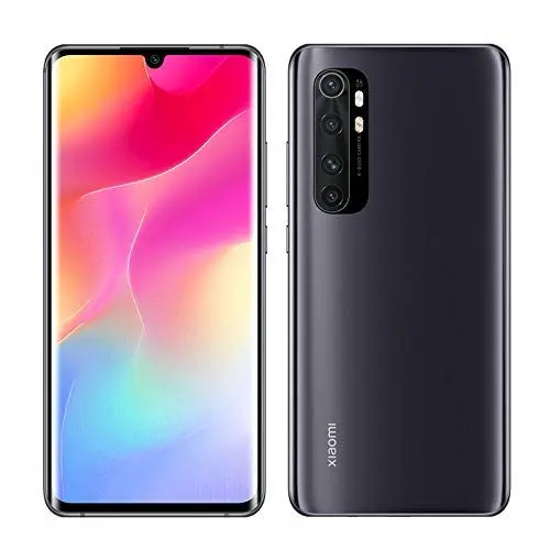 Produktbild: Mi Note 10 Lite Smartphone 8GB 128GB Qualcomm® Snapdragon™ 730G Processor AI Quad Kamera 6.47″ 3D Curved AMOLED Display 5260 mAh typ NFC Schwarz (Globale Version)