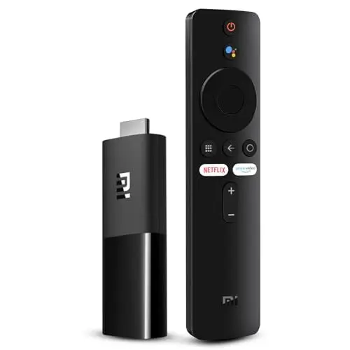 Produktbild: Mi TV Stick 2K, mit Bluetooth Fernbedienung Google Assistant und Netflix + Prime Video Schnellwahltaste, Android TV 9.0 mit Google Playstore, Smart Cast, Audio Dolby DTS-HD, WiFi