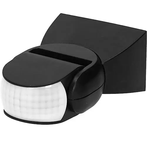 Produktbild: Miratic Bewegungsmelder Aussen LED Bewegungsmelder mit 180 Grad Erfassungswinkel Bewegungsmelder Außen IP65 Wasserdicht Vertikale und Horizontale Ausrichtung (schwarz)