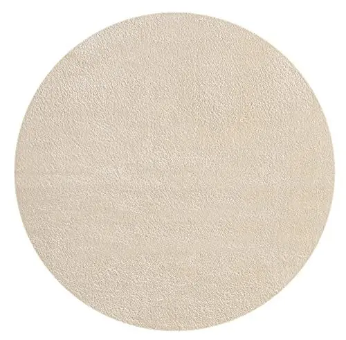 Produktbild: Mia's Teppiche Olivia Wohnzimmer/Schlafzimmer Teppich - waschbar - 120 cm Rund, Beige