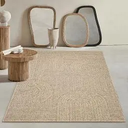 Produktbild: Mia´s Teppiche Soil - wetterfester In- und Outdoor Teppich im Natürlichem Jute-Look, wetterfest, geeignet für Terrasse und Garten, ca. 160 x 230 cm
