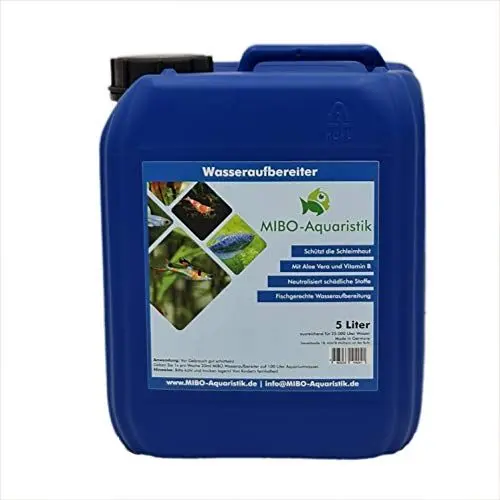 Produktbild: MIBO Wasseraufbereiter 5000 ml Kanister! Wasseraufbereitung ausreichend für 25.000 Liter Aquarium Wasser