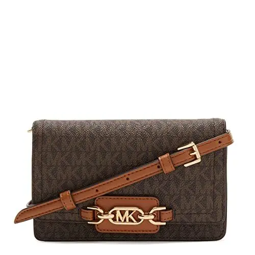 Produktbild: MICHAEL KORS Women Heather PHN CHN XBODY Bag, Dark Brown