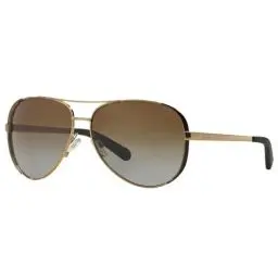 Produktbild: Michael Kors Damen Chelsea MK5004 Sonnenbrille, Braun (gold/braun-braun verlauf polarisiert 1014T5), Large (Herstellergröße: 59)