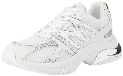 Produktbild: MICHAEL KORS Damen KIT Trainer Extreme Sneaker, Optic White/Silver, 39.5 EU