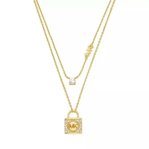 Produktbild: Michael Kors - Mehrsträngige Premium-Kors-MK-Halskette aus goldfarbenem Sterlingsilber für Damen, MKC1630AN710