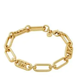 Produktbild: Michael Kors Premium MK Statement Link 14K vergoldetes Empire-Gliederkettenarmband für Damen, MKJ828500710