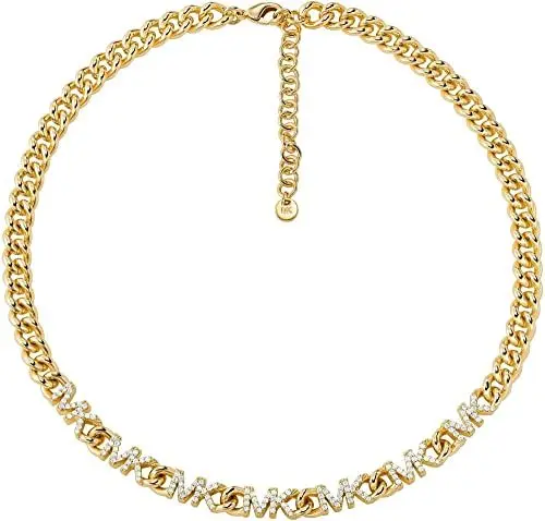 Produktbild: Michael Kors - Premium Goldfarbene Messing-Halskette für Damen MKJ7959710