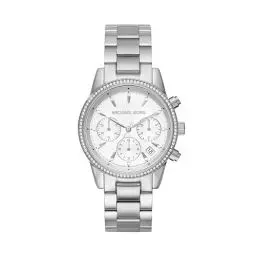 Produktbild: Michael Kors Damenuhr Analog Chronograph mit Edelstahlarmband MK6428