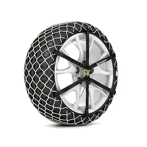 Produktbild: MICHELIN EASY GRIP Limited 10 | Schneekette Auto Textilschneekette 2 Stück | Reifen Schneekette Ultraleistungsfähig | Einfache Handhabung