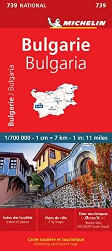 Produktbild: Michelin Bulgarien: Strassen- und Tourismuskarte (MICHELIN Nationalkarten)
