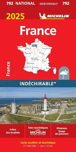 Produktbild: Michelin Frankreich 2025 (widerstandsfähig): 1:1 000 000 (Carte nazionali)
