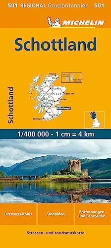 Produktbild: Michelin Schottland: Straßen- und Tourismuskarte 1:400 000 (MICHELIN Regionalkarten)