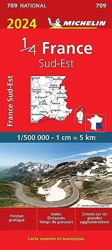 Produktbild: Michelin Südostfrankreich: Straßen- und Tourismuskarte 1:500.000 (MICHELIN Nationalkarten)